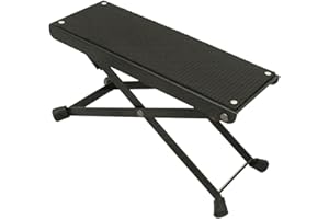 MSA Unbekannt Fußstütze, Gitarre, Fußstuhl, Trittbrett, mehrfach verstellbar, klappbar, für Gitarren, fester Ständer