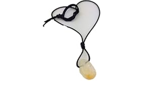 DEUTSCHES MINERALIENMUSEUM Edelstein Sternzeichenkette, Gebohrter Edelsteinanhänger, Glücksstein für die verschiedenen Sternzeichen