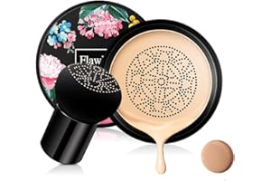 BELIKY GIRL Cuscino d'aria per la testa a fungo CC Cream Fondotinta in crema Correttore Trucco Idratante Pigmento illuminante Fondotinta liquido, Base per il trucco BB #Naturale