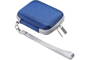 ZLiT Etui do przenoszenia dysków półprzewodnikowych Samsung T9, przenośna torba do przechowywania, podróżna twarda torba do przenoszenia do Samsung T9, etui na dyski półprzewodnikowe, niebieska