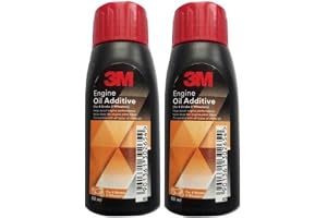 3M Engine Oil Additive, Effective Engine Lubrication and Power Transmission (50ml Each, Pack of 2)