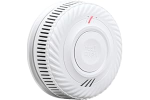 PHYSEN Smart WiFi Detector de Humo 10-Año Batería, Detector de Humo con Sensor Fotoeléctrico, Función de Silenciado y Autocomprobación, Certificado DIN EN14604, Compatible con Tuya/Smart Life APP, 3St