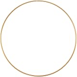 Vaessen Creative Anello Metallico per Lavori d’artigianato, Oro, 30 cm x 3 mm, per Acchiappasogni, Ghirlanda per Wall Hanging