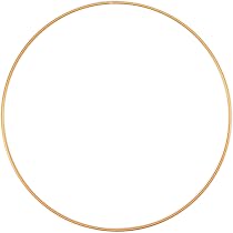 Cerceaux En Métal Argenté 30cm - Lot De 4 - Pour Attrape-rêves, Macramé, Décoration DIY - épaisseur 3mm