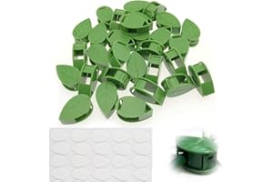 BQRKOTM 20 Pezzi Clip Per Piante, Clip A Forma Di Foglia Per Piante, Parete Per Piante Autoadesiva Clip, Clip Di Fissaggio A Parete Rampicante Per Piante, Per Piante Rampicanti