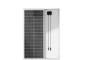 ECO-WORTHY Panneau Solaire 100 W 18 V avec Cellules Monocristallines de Type N, Design 18 BB, Efficacité de Conversion élevée de 25%, Adapté aux Camping-cars, Jardins, Toits, Bateaux et Systèmes Hors