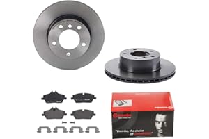 2 Bremsscheiben belüftet 284 mm + Bremsbeläge Vorne von Brembo (1420-53956) Bremsensatz Bremsanlage Bremsen-Kit,Bremsenset, Bremsscheiben, Bremsbeläge, Bremsen-Set, Beläge, Bremsbelag, Bremsbelagsatz,
