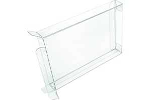 10 x Klarsicht Schutzhüllen passend für Sony Playstation 2 OVP 0,3mm Passgenau und Glasklar-PET-Reset Retro Game Protectors-PS2 cases-box-Staubdicht-UV-Schutz