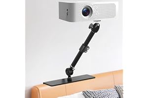 VEXNOOK Supporto Proiettore per Letto e Divano - Supporto Flessibile Multi-Angolo per Proiettore, Design Salvaspazio, Compatibilità Universale con XGIMI, Nebula, VANKYO,Epson ecc.