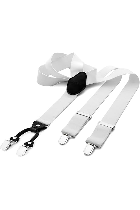 Lafayon Bretelle Uomo Con 4 Clip - Regolabili, Resistente E Elegante Per Pantaloni - Foto 8