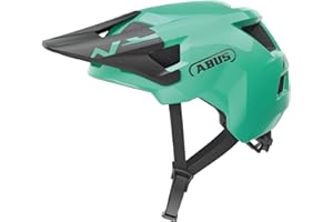 ‎ABUS ABUS MTB-Helm YouDrop - Fahrradhelm für Kinder und Jugendliche - für den Alltag oder Touren im Gelände - mit Platz für einen Zopf