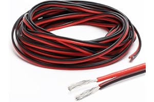 COOMOORS Przewód elektryczny 20AWG 20 Gauge przewód elektryczny silikonowy 12 V oddzielny drut zaczep beztlenowy drut miedziany ocynowany drut odporny na wysoką temperaturę szpula