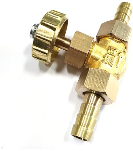 Vanne à Aiguille Droite BSPP 3/8" - Acier Inoxydable - Pour Gaz, Eau, Huile - Haute Pression
