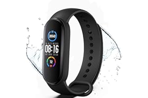 KLIHD Pulsera de Actividad física,Reloj Inteligente con Oxígeno Sanguíneo Presión Arterial Frecuencia Cardíaca,podómetro,Calorías,Pulsera Deportiva, Monitores de Actividad,Pulsera de Salud y Fitness