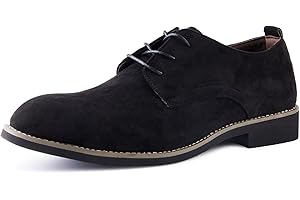 ARO LORA Hommes Robe Oxfords et Derbies Chaussures Classiques à Lacets Casual Suede Brogues Chaussures