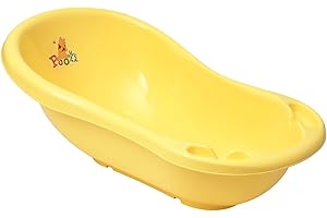 OKT KIDS Disney Motiv Babywanne gelb Badewanne L 100 cm Auslaufstöpsel Winnie The Pooh