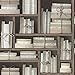 Produktbild BROWN / BLACK / CREAM - G56153 - OLD BOOKS BOUND - BOOKCASE - MEMORIES 2 - GALERIE WALLPAPER by Galerie