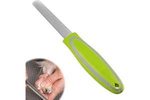 SRLWMYI Lime Ongle Chien,Utiliser avec Coupe Griffes Chat et Chien, Chien Accessoires,Lime Ongle pour Coupe Griffes Chien,Ciseaux à Griffes de Chat,pour Enlever Les Bords Tranchants,Vert