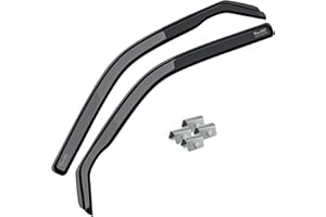 ‎MOTOS MOTOS Windabweiser Regenabweiser für VW T-Roc ab 2017 Ästhetisches Design, Langlebig & Robust, Leichte Installation, Energieeinsparung durch Belüftung, Verringerung von Lärm und Luftturbulenzen - Perf