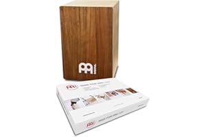 Meinl Percussion MYO-CAJ-OV - Cajón Marron Oscuro, Kit Básico (Ovangkol)