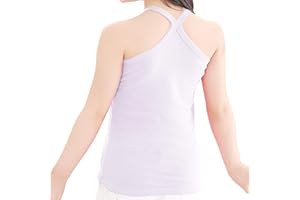 XINYUNZU Mädchen Trägershirt Baumwolle Cami Shirt Top Sommer Sport Top Ärmellos Trägertop Einfarbig Unterhemd Freizeit Oberteile Mode Tanktop Kinder 1-13 Jahre Alt