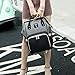 HEYI Diaper Bag Backpack Travel Large Spacious Tote Shoulder Bag Organizer (Gray-Black)