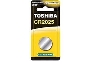 Toshiba Cr2025 Lithium Coin Cell Battery 3.0V (0% Mercury)