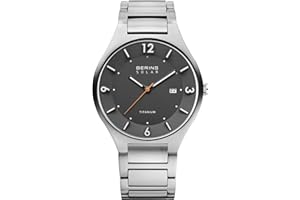 BERING Zegarek męski Ruch słoneczny - Kolekcja Solar z tytanem i szafirowym kryształem 14440-777