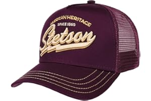 Stetson American Heritage Kids Cap Kids/Women/Men - Baseball Trucker Snapback, with Peak, Peak Spring-Summer