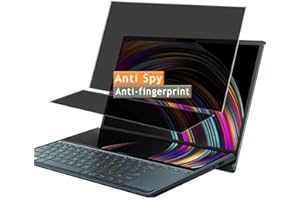 Vaxson Privacy Screen Protector, compatible with ASUS ZenBook Duo 14 UX482 UX482EGR 14" Laptop, Anti Spy Guard Film Protectors Sticker [NOT Tempered Glass]