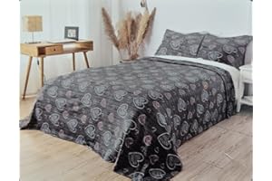 LUGA SHOP Coordinato Completo Letto Lenzuola In Morbido Pile Singolo Matrimoniale Scozzese (SINGOLO, Lele-6)