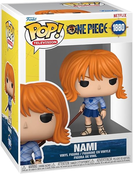 Funko Pop! Television: Netflix - One Piece - Nami - Figura de Vinilo Coleccionable - Idea de Regalo - Mercancía Oficial - Juguetes para niños y Adultos - Figura Modelo para coleccionistas - 1