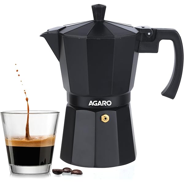 Bialetti 4952 Moka Express Stovetop Espresso Maker– Black Aluminum