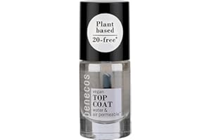 BENECOS NATURAL BEAUTY benecos - Happy Nail Lakier Top Coat - 8FREE - przepuszczający wodę - 5ml - Kryształ