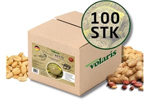 Eggersmann volaris 100 unidades de bolas de masa para carbonero Heiners Best con red, 9 kg, bola de grano para aves silvestres, alimento completo nutritivo para todo tipo de aves
