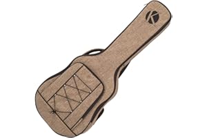 Kinsman KUDG2 Dreadnought Ultimate Guitar Bag, Brown