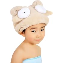 Serviette Turban Microfibre - Adulte/Enfant, Séchage Rapide, Avec Bouton