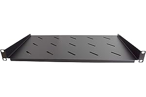 KZ ISU IONZ 19" RACKMOUNT Ventilated Cantilever Shelf 1U Fittings Included.250mm deep
