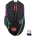 Redragon M991 Wireless Gaming Mouse, 19000 DPI Wired/Wireless Gamer Mouse with Professional Sensor, Durable Power Capacity, Customizable Macro and RGB Backlight for PC/Mac/Laptop