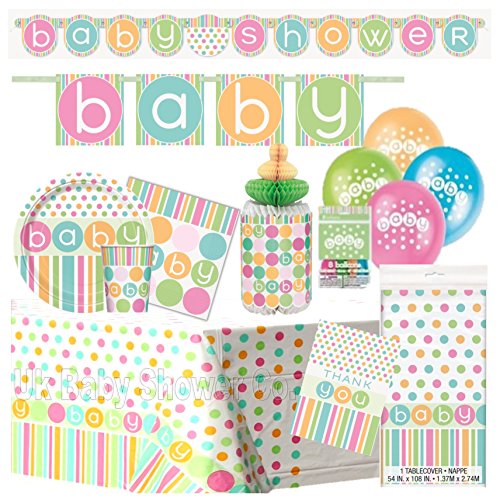 Baby Shower Ultimate Party Pack from Pastel Baby range (8 Guest)