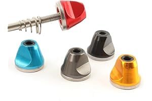 JYTDBCS 2Pcs Bicycle Quick Release Lever Nut Bike Wheel Hub Axle Nut Cycling Components for Mountain Bike