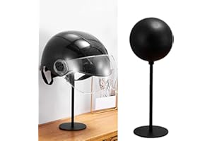 FIACVRS Support de casque, présentoir en aluminium avec crochet, accessoire de rangement pour moto