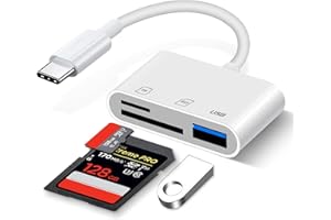 VONXITE USB C Kartenleser, SD Kartenleser USB C für Micro SD/SD Speicherkarten, Typ C Kartenlesegerät U-S-B Speicherkartenleser Adapter USB c SD Card Reader für i-Phone 15/16/iPad/Android/Window