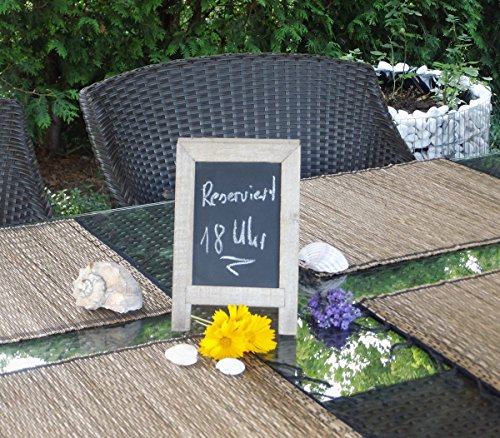 Memotafel Kreidetafel Restaurant-Tischtafel - beidseitig beschreibbar!