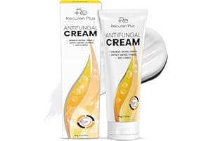 RECUREN PLUS Antifungal Herbal Skin Care Cream: Daily Comfort for Athlete’s Foot, Jock Itch & Ringworm – Gentle, Nourishing and Hydrating 60g