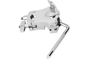 GREENSEN Pince Réglable en Alliage de Zinc, Accessoire de Tambour D'expansion, Support de Cloche de Vache, Pince de Tige pour Ensemble de Batterie Tom