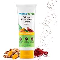 Mamaearth Ubtan Natural Face Wash for All Skin Type with Turmeric & Saffron for Tan removal and Skin brightning 100 ml…