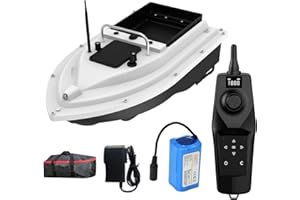 CRESEAPRODUCTS GPS RC Esca Barca per Pesca barca barchino carpfishing con Telecomando GPS, Navigazione Automatica, Ritorno automatico