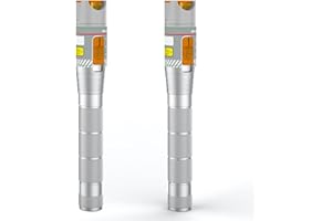 toolco 2er-Pack 50-km-Visueller Fehlerlokalisierer VFL - Glasfaser-Kabeltester mit LC/FC/SC/ST-Adapter, Testkit für Glasfasernetzwerkkabel mit Lichtquellentestern (Aluminium)