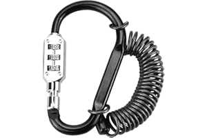Favengo Lucchetto Casco Moto Lucchetto Cavo Bici Serrature con 3 Cifre Ripristinabili per Caschi Lucchetti per Bici a Combinazione con Cavo in Acciaio da 1,5m per Scooter Biciclette Casco Moto Bagagli